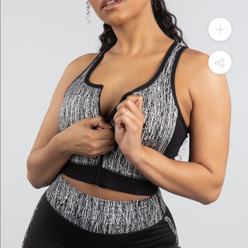 BNWT Buffbunny Jacquard Bra- Mineral